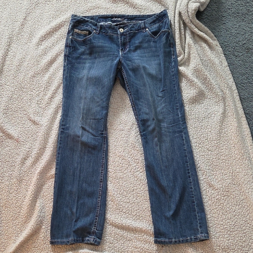 Giorgio Armani Straight Leg Jeans - Deep Blue